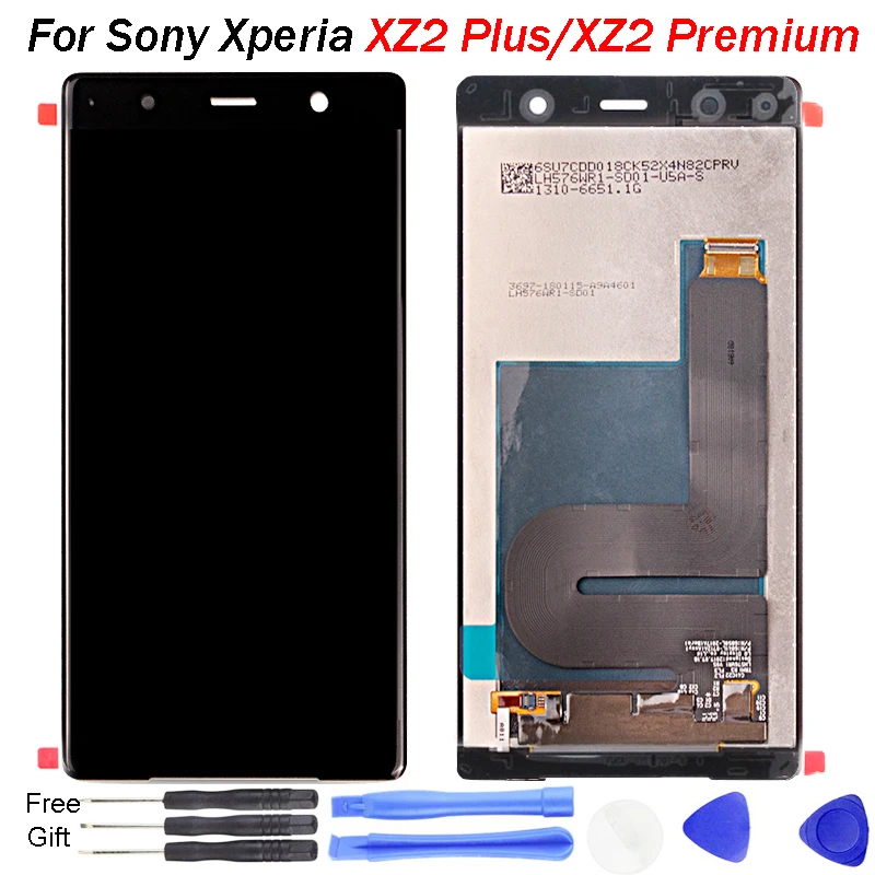 

For Sony Xperia XZ2 Premium LCD Display 5.8 inch 3840x2160 H8166 LCD Display Touch Screen Digitizer XZ2 For Sony XZ2P LCD Screen