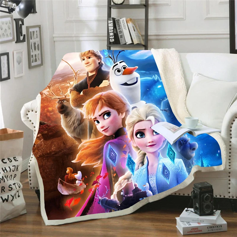 Disney замороженное одеяло теплое детское покрывало для путешествий постельное