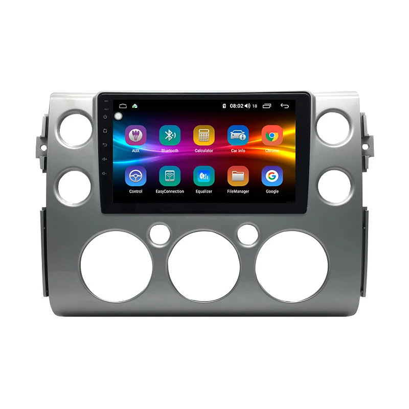 Land Cruiser Fj Android 9,0 Восьмиядерный 4+ 64G автомобильный стерео радио 1 Din Android для Toyota Land Cruiser Fj