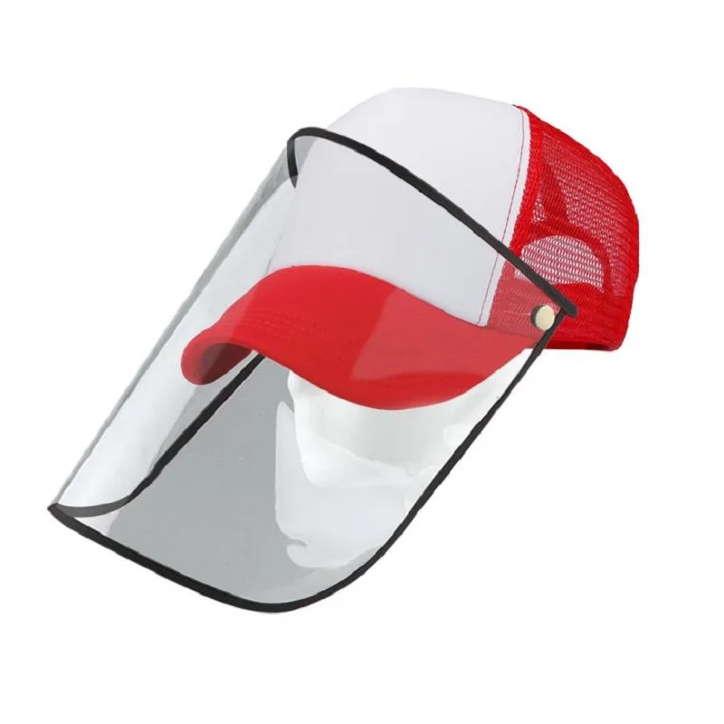 

Anti-fog Protective Caps Removable Baseball Cap Protection Hat Caps Face Cover