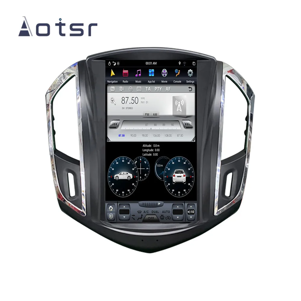Android 8,1 Tesla стиль автомобильный DVD gps навигация для Chevrolet Cruze 2012- автомобильный Радио плеер Авто Стерео головное устройство магнитофон