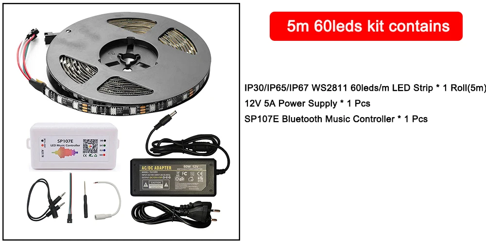 5m 60leds kit