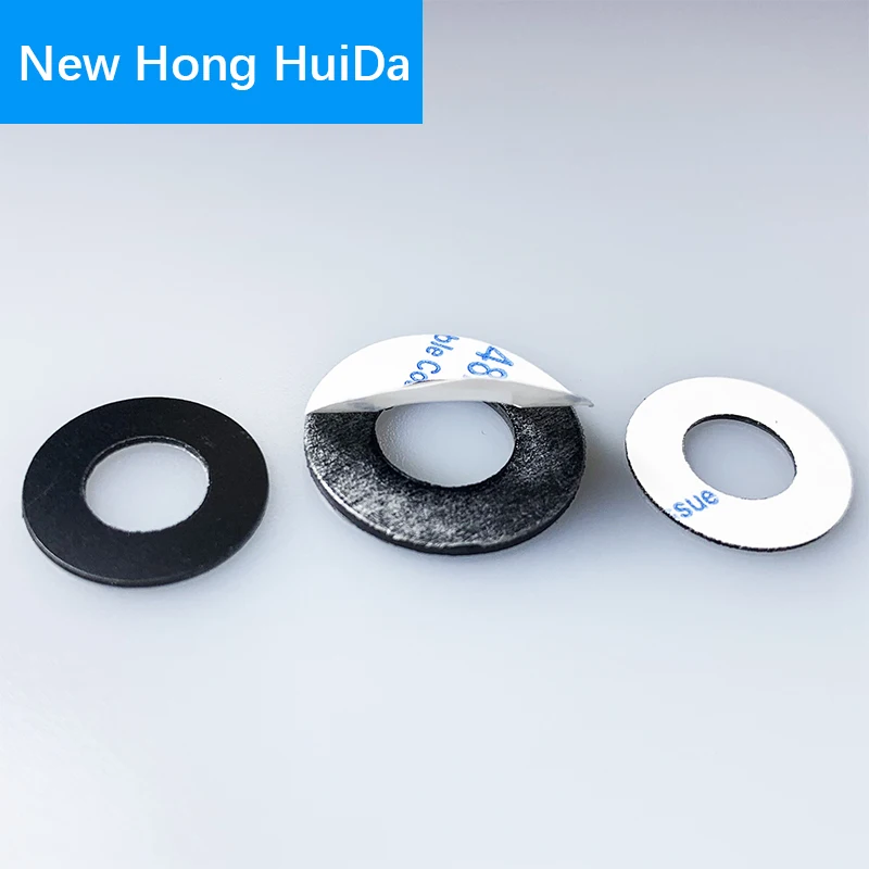 PVC transparent washers Single side adhesive plastic gasket sheet