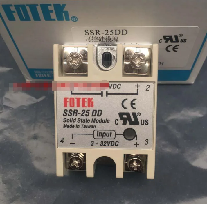 Твердотельное реле Fotek SSR-25DD SSR25DD 25 А 1 шт. новинка бесплатная доставка |