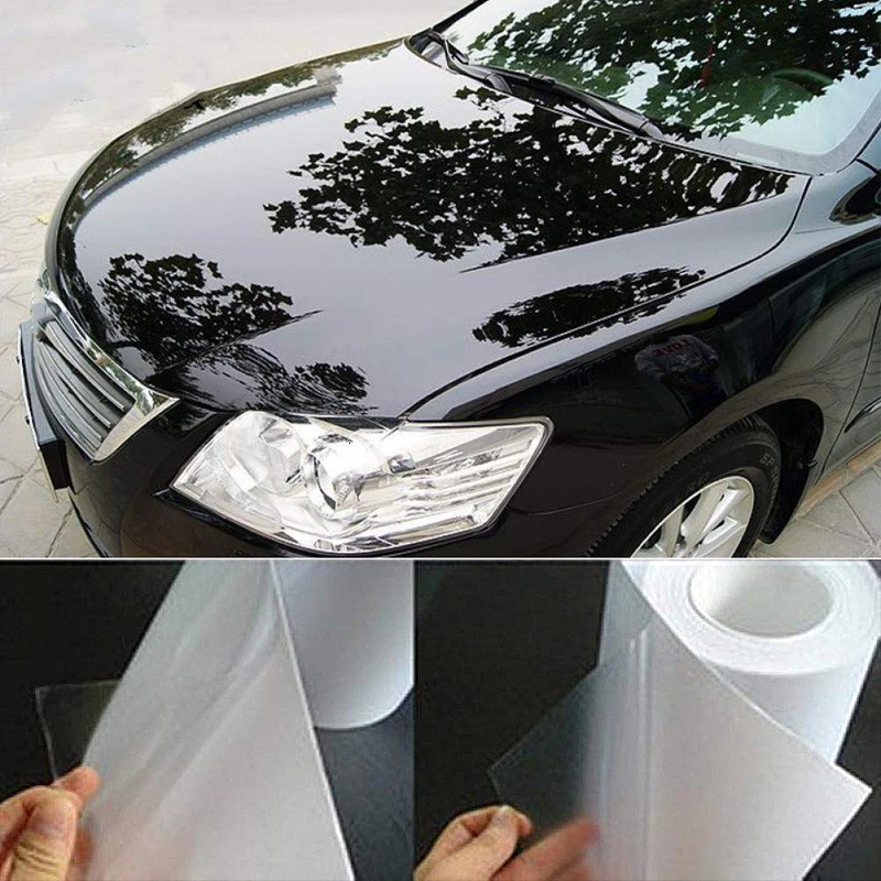 

20CMx1/2/3/5M Rhino Skin Sticker Anti Scratch Vinyl Paint Protection Film Clear Transparence Film For Auto Bumper Hood Car Body