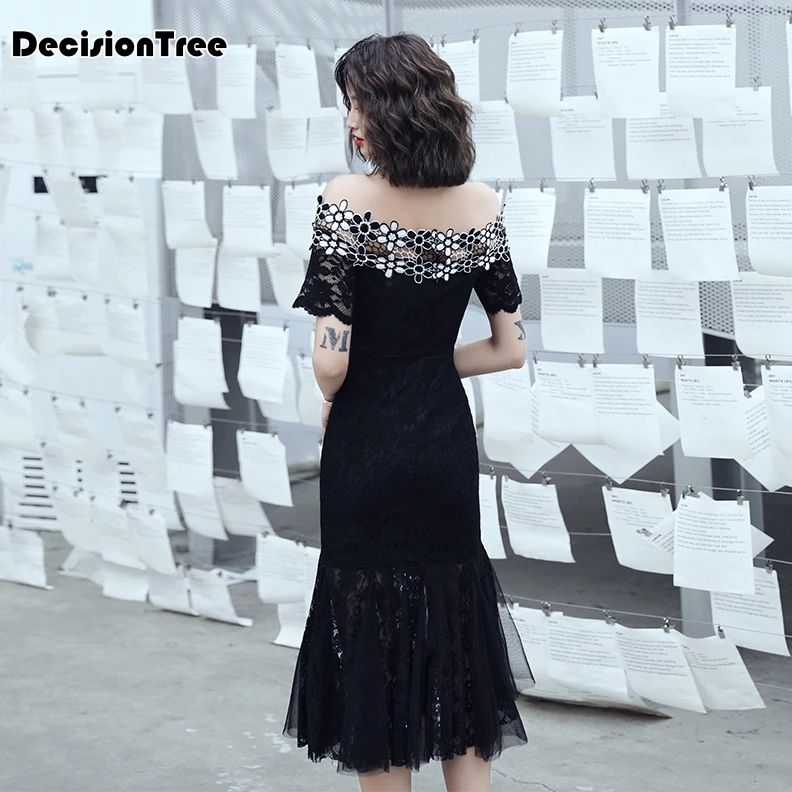 Китайское свадебное платье cheongsam, Восточное вечернее платье, элегантное qipao, сексуальное кружевное платье с воротником в виде рыбьего хвоста