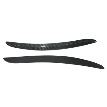 

1Pair Real Carbon Fiber Headlight Lid Eyebrow for Bmwe92 E93 M3320I 325I 330I 335I M3 Eyelids Trim Cover