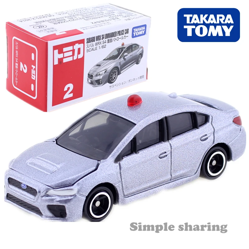 Takara Tomy Tomica No 2 Subaru Wrx S4 Unmarked Police Car 1 62 Scale Auto Super Motors Vehicle Diecast Metal Model New Toys Diecasts Toy Vehicles Aliexpress