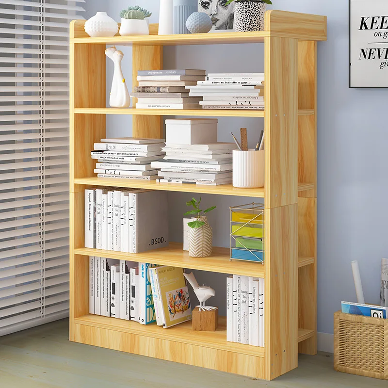 

Wholesale Economical Bookshelf Bookcase Floor Storage Shelf Students Creative Minimalist Modern Bookcase Multi-functional Cabine