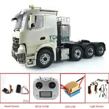 LESU Металлическое шасси 1/14 8*8 RC тягач Merce Hercules кабина радио светильник THZH0521