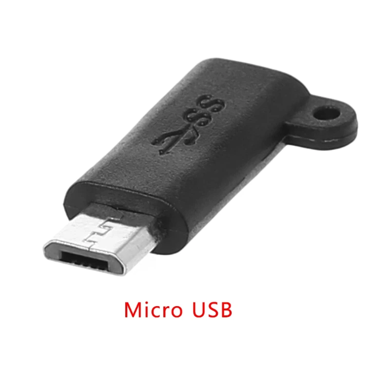 Micro USB 2,0 Тип B штекер к USB 3,1 Тип C Женский адаптер для зарядки данных