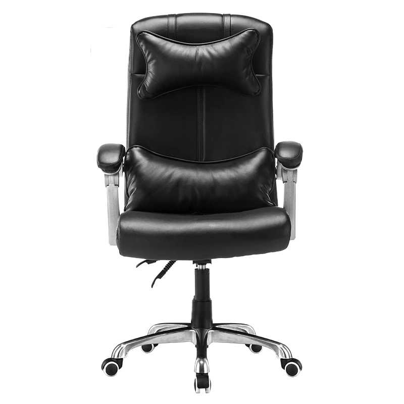 Fashion Minimalist Modern Computer Home Office Chair Fashion Casual  Ergonomic Staff Boss Lift Leather Chair Metal - Office Chairs - AliExpress