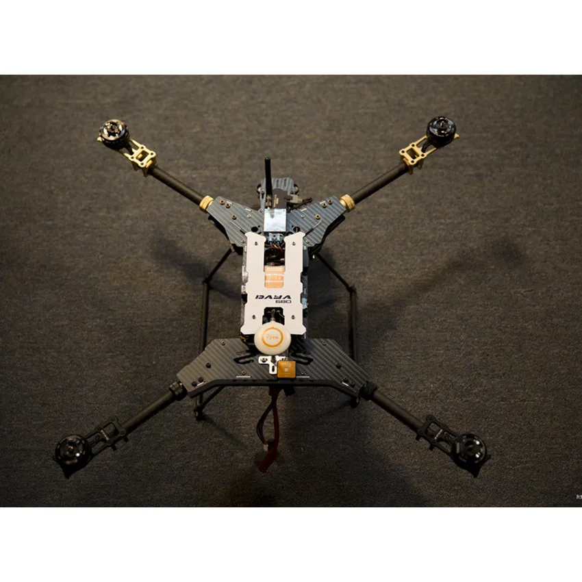 

Original four-axis multi-rotor aerial FPV rack DAYA 680mm steel body empty machine