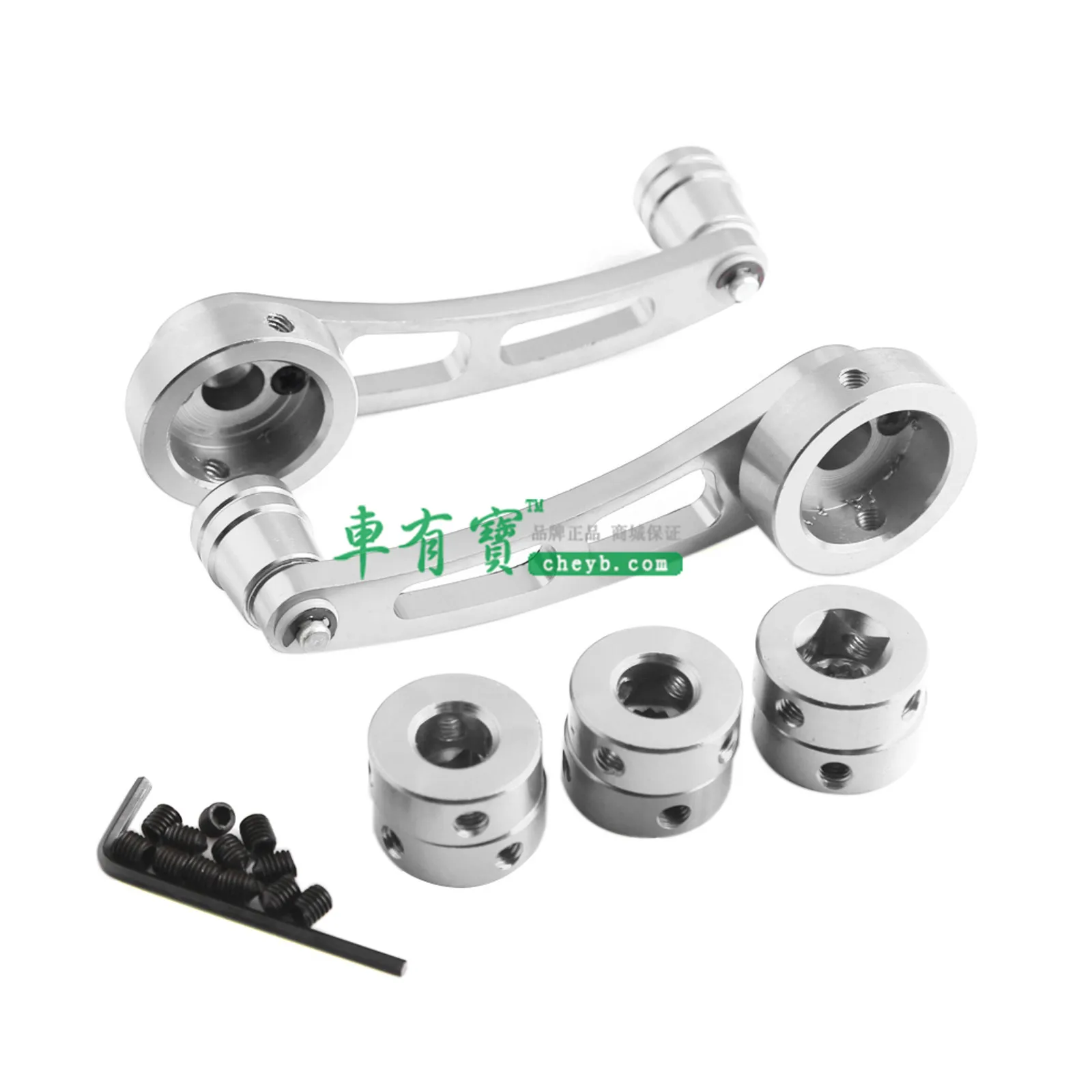 

Car Universal Window Roller/Silver Plating Square Hole Aluminium Alloy Window Roller Hand/Window Rocker Hand-cranking Handle