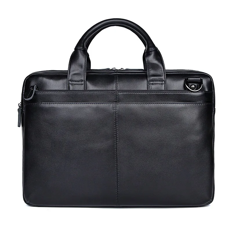 

High Quality Men Briefcase Shoulder Bag Crossbody Bag 15.6 Inch Laotop Office Bags Genuine Leather Men Handbag Man Briefcase