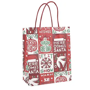 

24 Pcs Paper Christmas Craft Bag Assortment/CHRISTMAS/HOLIDAY wrap 67JB
