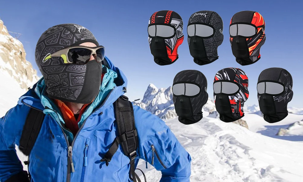 Passamontagna Moto Invernale Unisex - Termico, Antivento, Traspirante, Per Sci, Ciclismo, Sport Neve, Nero - Foto 4