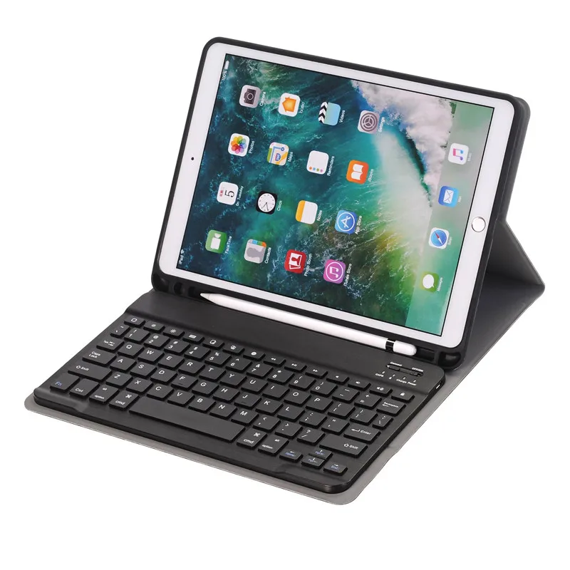 Беспроводная Bluetooth клавиатура Ультратонкий чехол для мини клавиатуры iPad Air 1 2
