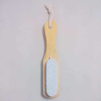 

Newly Natural Boar Bristle With Pumice Stone Long Handle Wooden Body Brush Skin Brush Skin Massager Brush CLA88