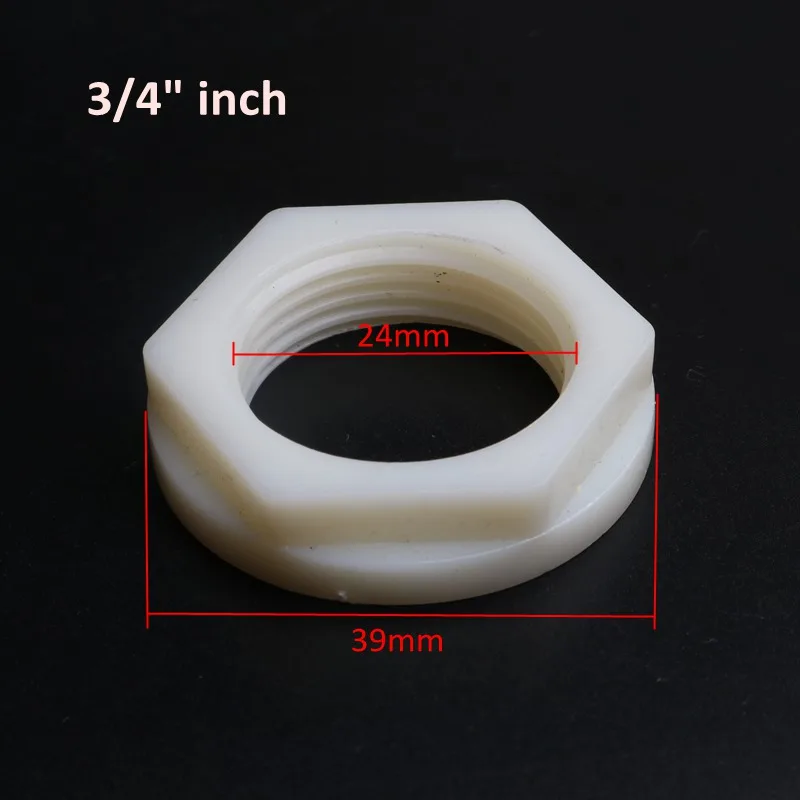 Nut(3l4 inch) 1 шт. 1/" 3/4" мужской резьба прозрачный кран для раковины садовый оросительный соединитель стиральная машина кухонный водяной клапан - Цвет: Nut(3l4 inch)