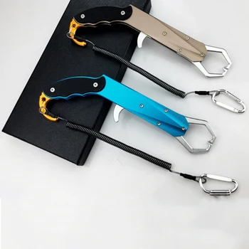 

Portable Practical Fish Lip Gripper Floating Pistol Handle Fishing Lip Grip Grabber Tools bait clip Fish Body Holder Controller