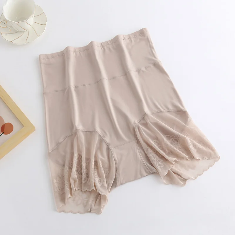 150Kg Big Size 5XL Panties Summer Seamless Safety Pants Comfortable Modal Under Skirt Underwear Soft Lace Boyshorts Women 77