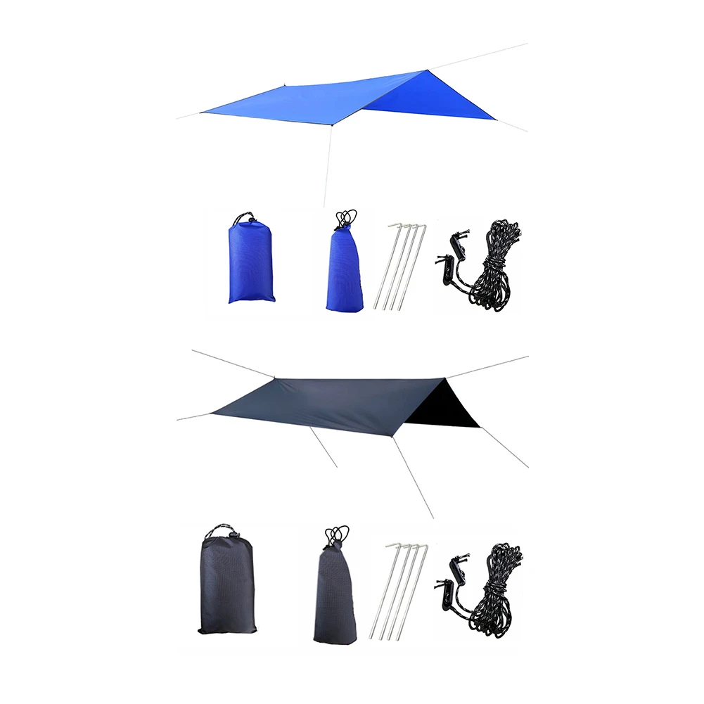 Multi-function Tent Tarp Waterproof Windproof Camping Shelter Sunshade Portable Beach Sun | Спорт и развлечения