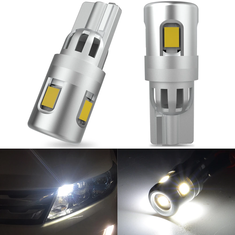 

2x W5W T10 168 2825 LED Canbus Bulb Car Side Marker Light License Plate Lamp for Hyundai Tucson Creta Kona IX35 Solaris Accent