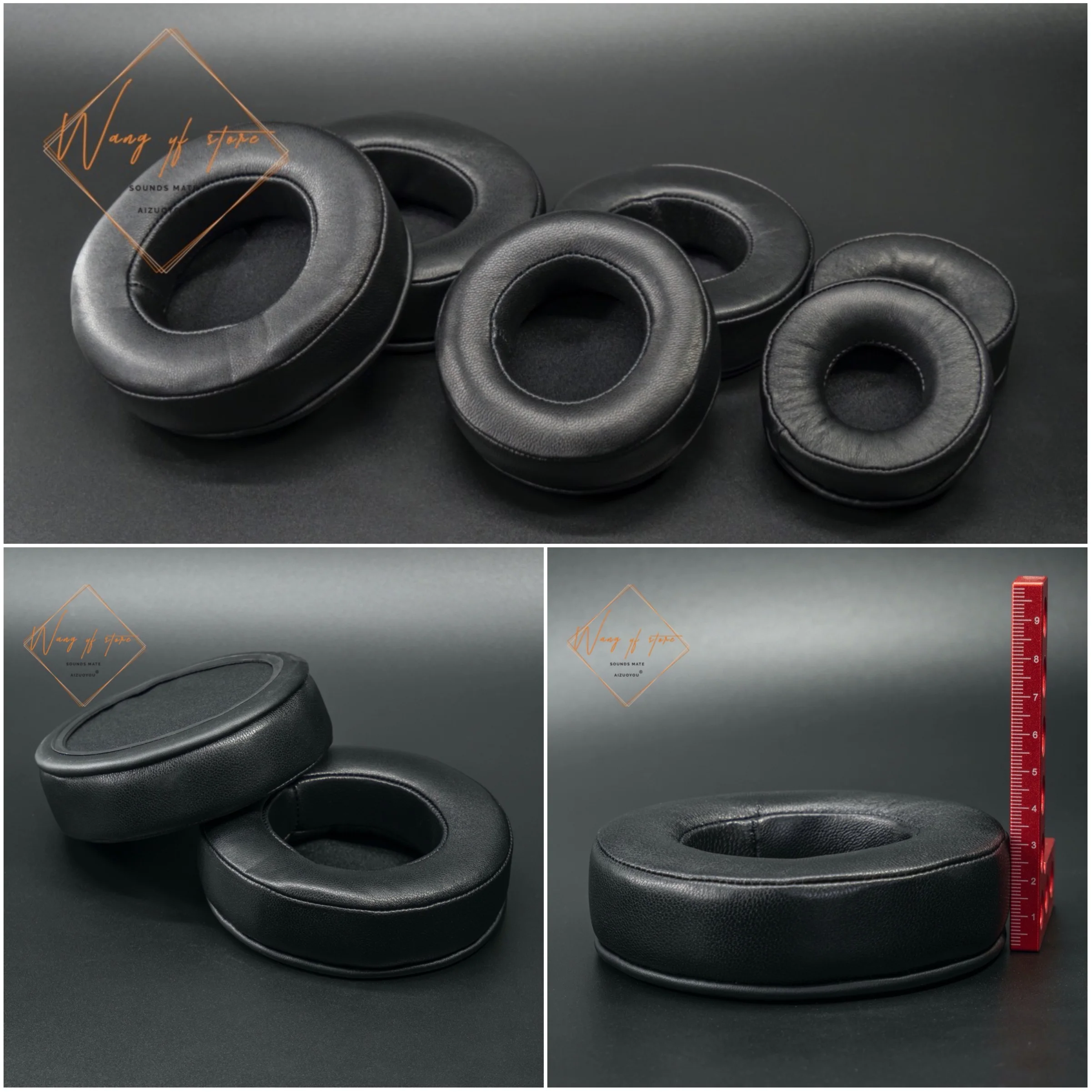 Sheepskin Leather Memory Foam Ear Pads All Size For Sennheiser AKG Hifiman ATH Philips Fostex Sony Headphone Headset