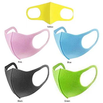 

Kids Protective Mask PU Sponge PM2.5 Mouth Muffle Cover Children Cartoon Breathable Washable Respirator