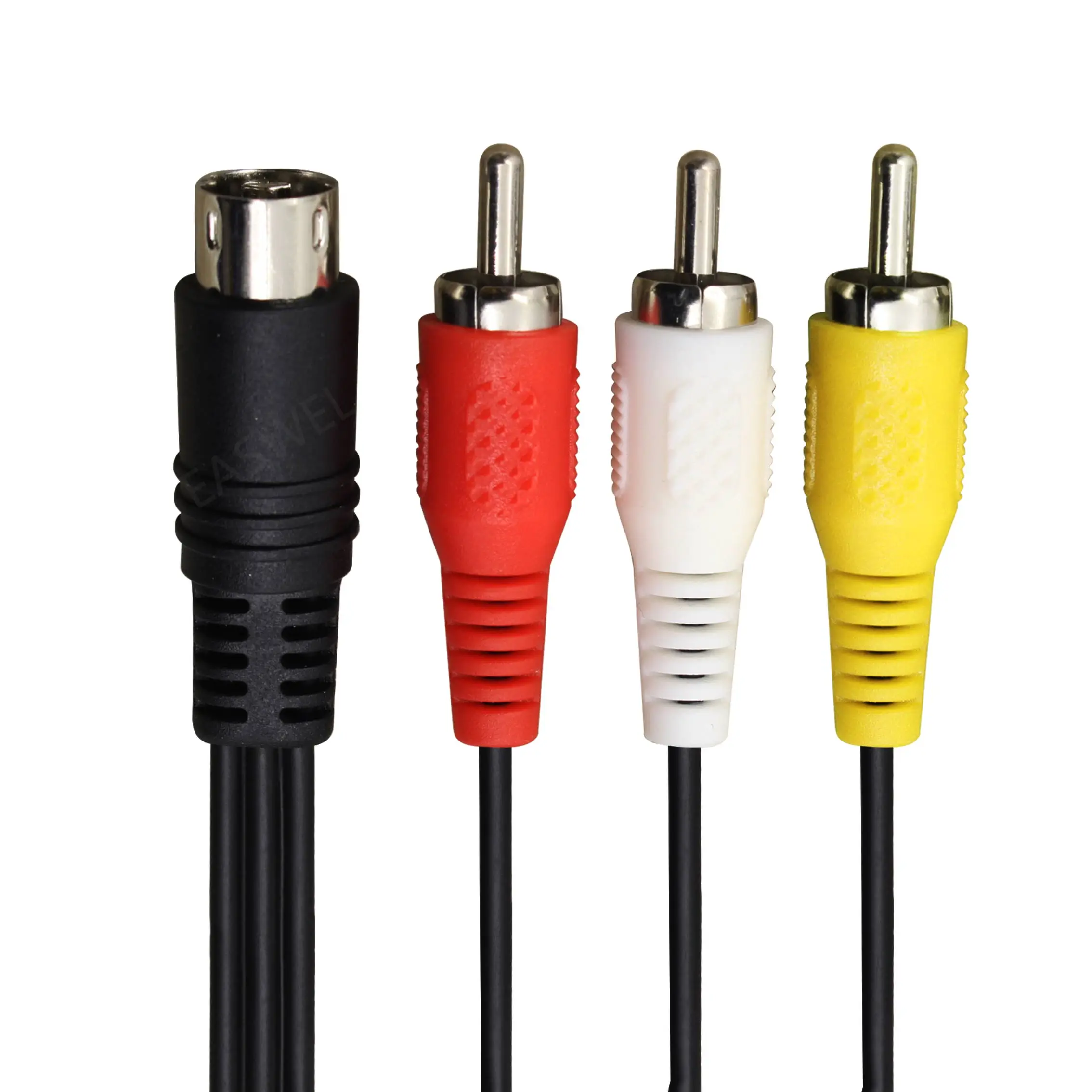 Durable 9 Pin Game Audio Video Av Cable For Sega Genesis 2 3 A/v Rca