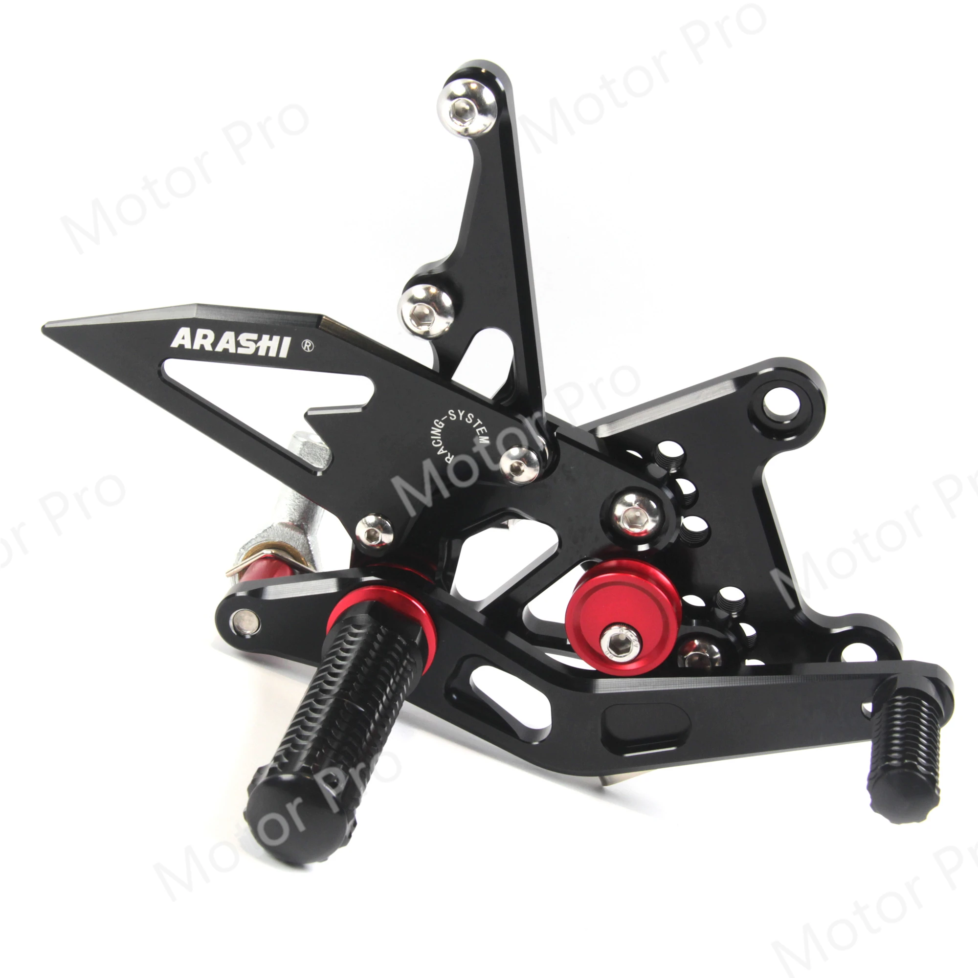 Регулируемые подножки для Triumph speed Triple 1050 2005-2010 аксессуары для мотоциклов ног Peg Rearset черный 2006 2007 2008 2009
