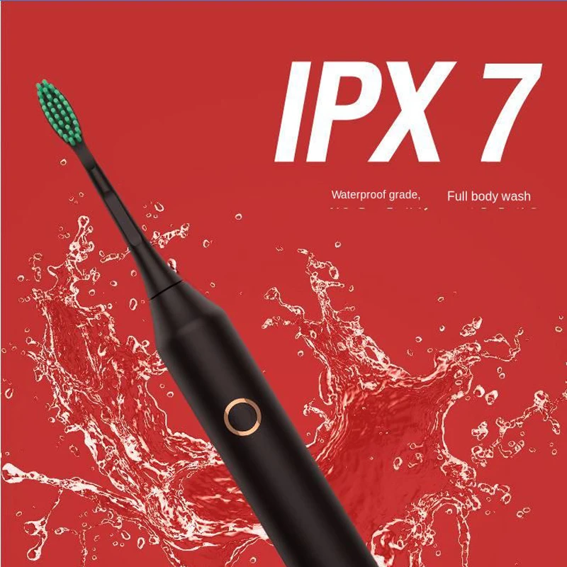 Tremble Electric Toothbrush for Adults and Men Full Automatic Water-proof Couple Sound Toothbrush with Charged Soft Fur for Hous
