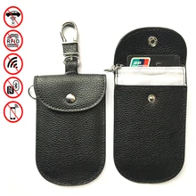 PU Faraday ключи RFID сигнальный блокатор чехол противоугонные сумки без ключа Автомобильный ключ чехол для ключа для защиты конфиденциальности BAG1070