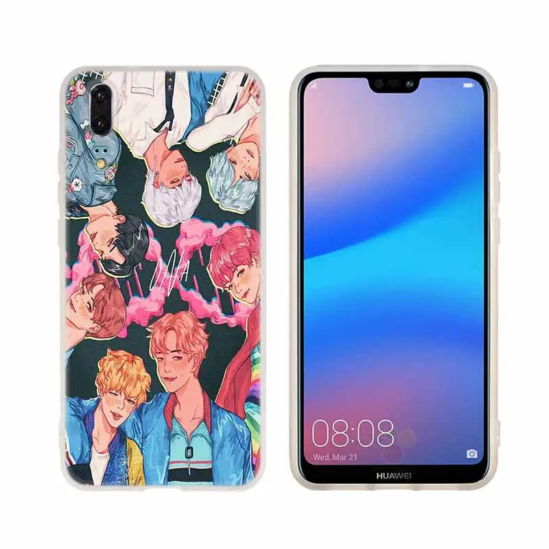 Чехол для телефона huawei P8 P9 Lite P10 P20 P30 Lite Plus Pro P Smart чехол мягкий чехол Bangtan Boys Hope World - Цвет: pattern 05