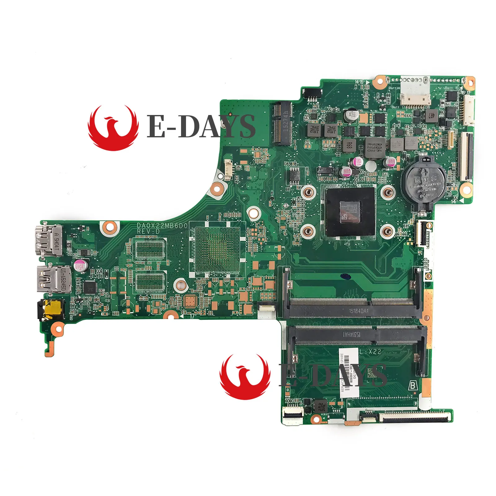 

Материнская плата для ноутбука HP PavIiion 17-G со стандартным процессором DDR3 809397-001 809397-60 DA0X22MB6D0
