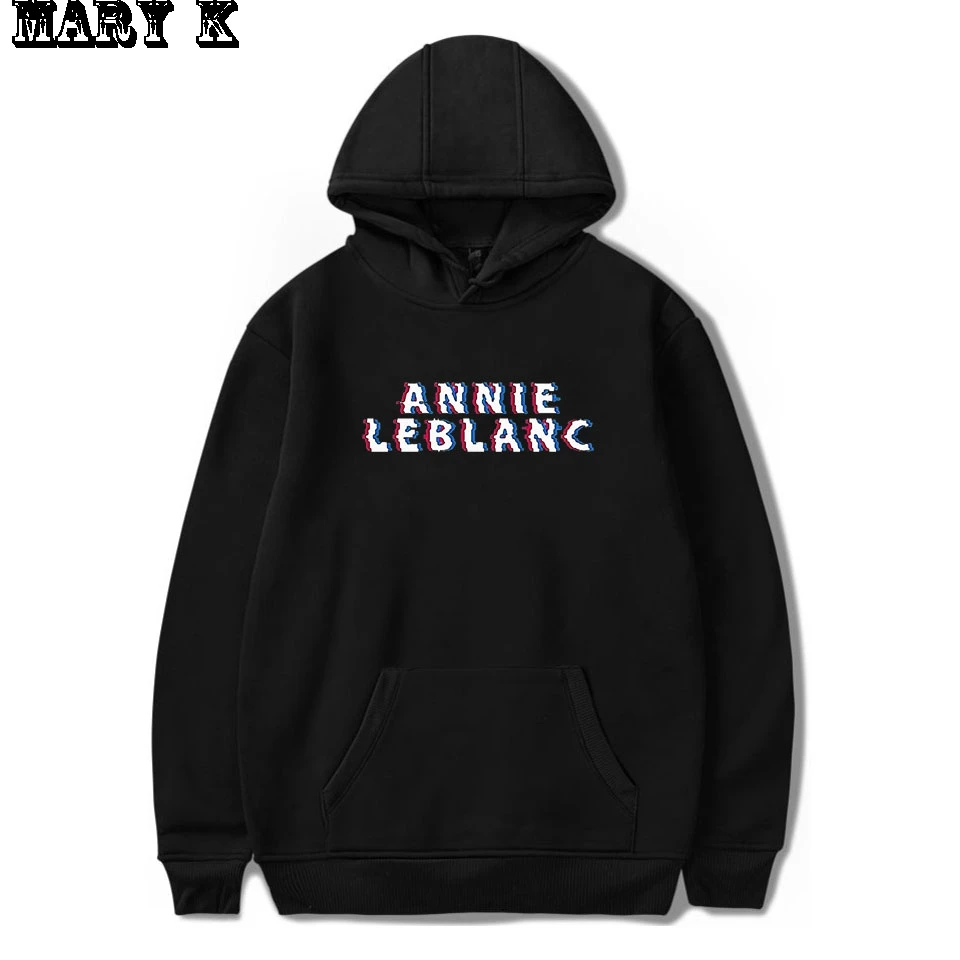 annie leblanc logo pullover hoodie