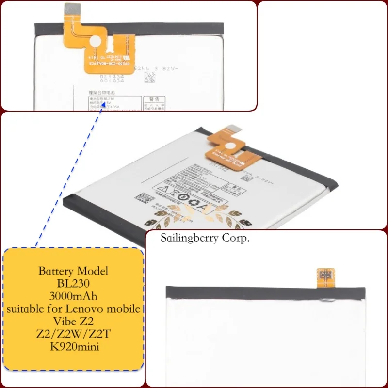 Аккумулятор подходит для lenovo mobile Vibe Z2/Z2W/Z2T K920mini с аккумулятором модель