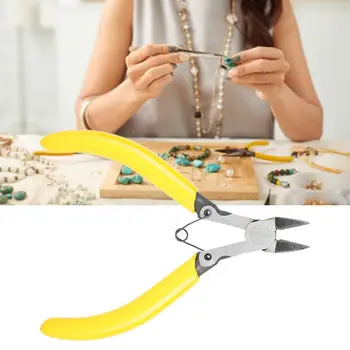 

Portable Jewelry Pliers 5inch Portable Plastic Nippers Wire Cutting Pliers Jewellery DIY Handcraft Making Processing Tool
