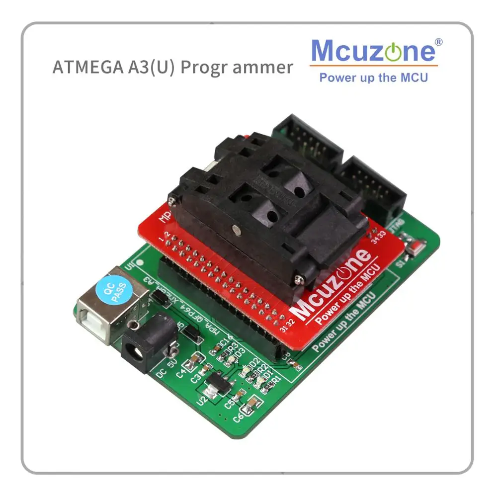 Программатор USB AVR ATXMEGA64A3 ATXMEGA64A3U ATXMEGA256A3U ATXMEGA256A3 ATXMEGA128A3 ATXMEGA128A3U адаптер