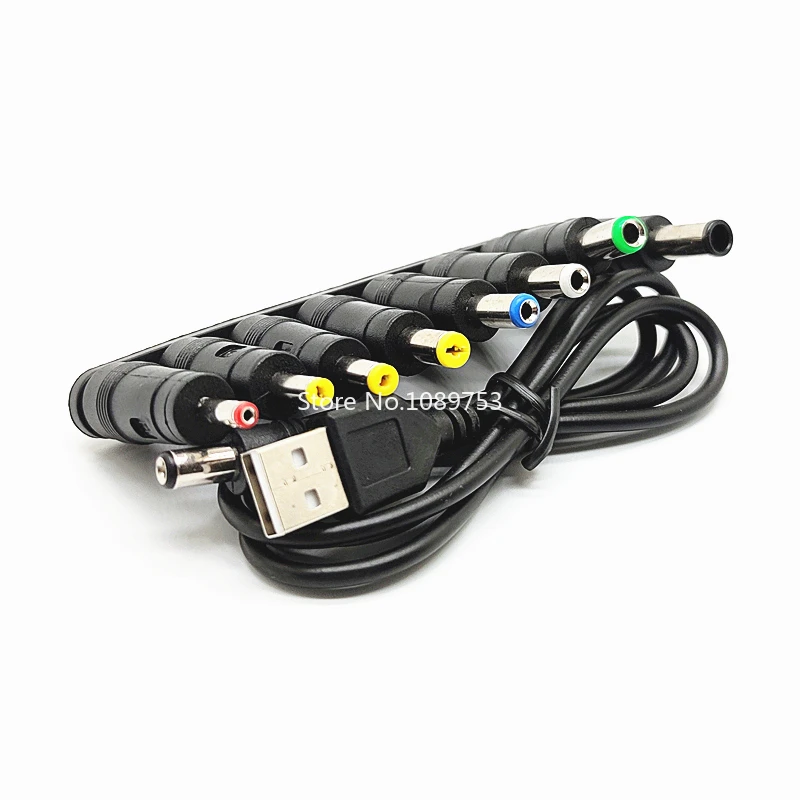 노트북 AC DC 전원 충전기 공급 어댑터 팁 커넥터 잭, 태블릿 PC용 충전 플러그, 5.5x2.1mm, 8 + 1 개