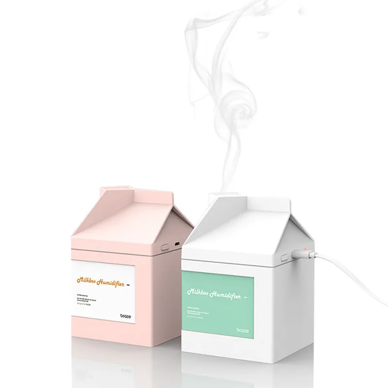 

YOUPINMILK BOX Humidifier Mini Ultrasonic Atomization Humidifier Energy-saving USB Office Hydrating Humidification