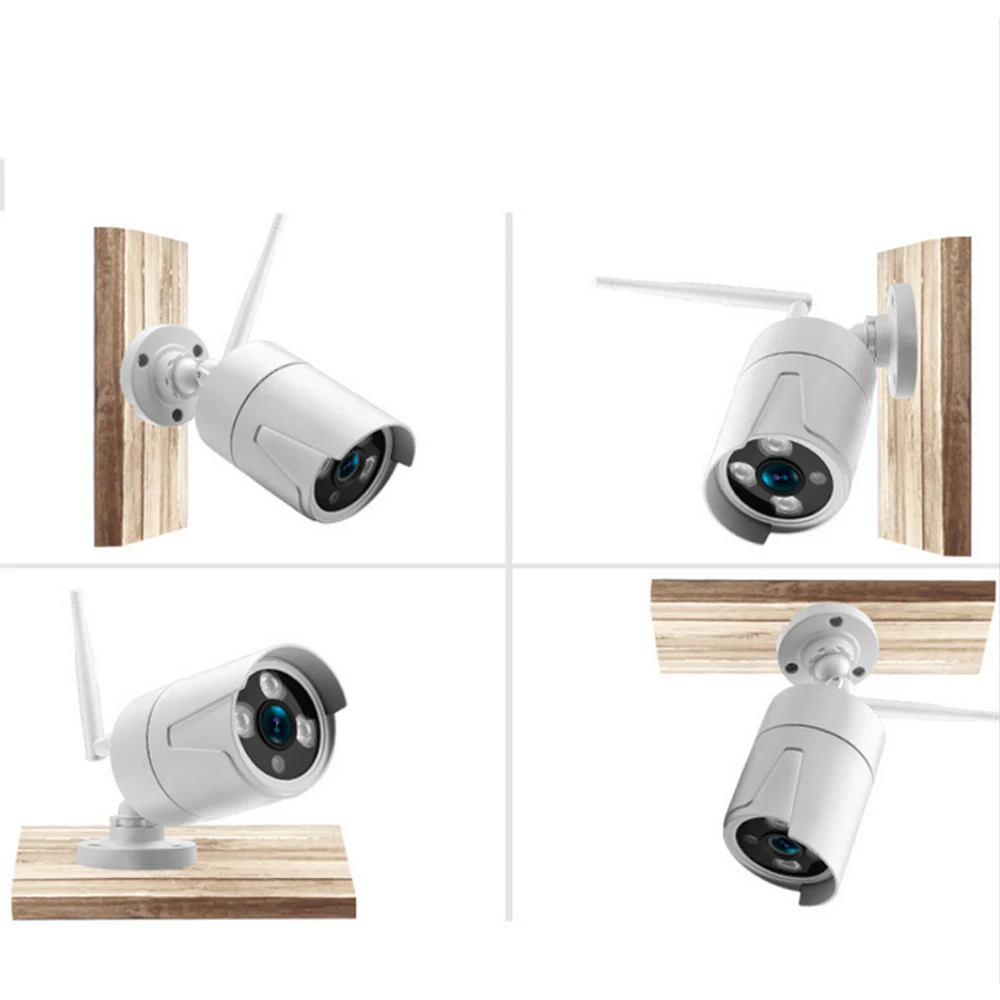 8 канальный Full HD Wi Fi Беспроводной NVR экран CCTV система 1080P IP камера wifi Открытый