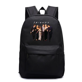 

Friends Tv Shows Prints Womens Backpacks Bag Men's Laptop Backpack Teenager Daypack for Student Schoolbag Travel Bags Mochila