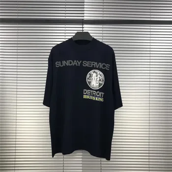 

Jesus is King T-shirt Kanye West Men Women T-shirts 1:1 high quality Cotton Jesus is King Tee Chicago Logo Print Tops