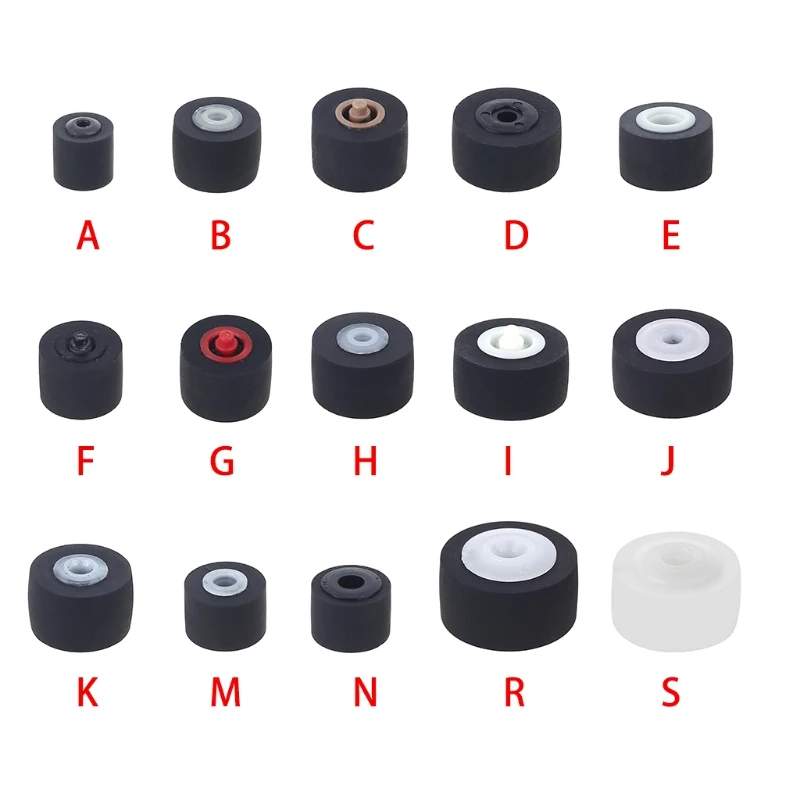 5Pcs Formato Differente Auto Divaricatore Presse Puleggia, Deck Audio-Presse Ure Registratore Presse Puleggia Cassette Deck Pinroller Rubinetto