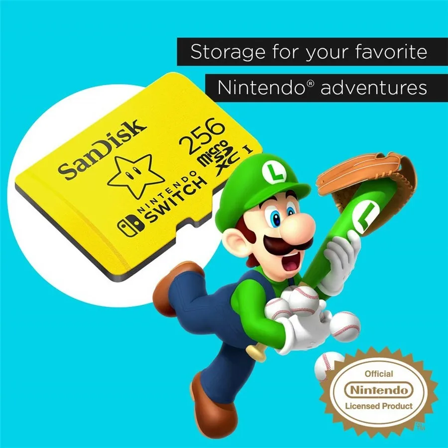 Sandisk New Style Micro Sd Card 128gb 64gb 256gb Micro Sdxc Uhs-i Memory  Cards For Nintendo Switch Tf Card With Adapter - Memory Cards - AliExpress