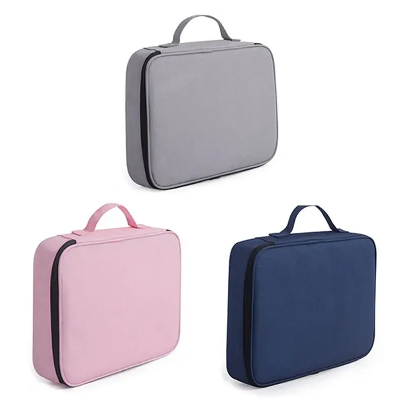 

Document Ticket Storage Bag Waterproof Large Capacity Certificates Files Organizer for Home Office Travel