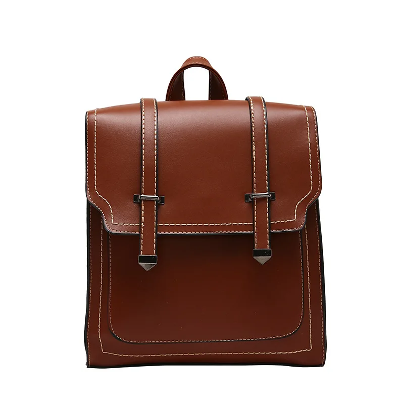 

Backpack Women's Western Style PU Backpack Versatile Backpack Outdoor Backpack Cool College Style Students PU Schoolbag