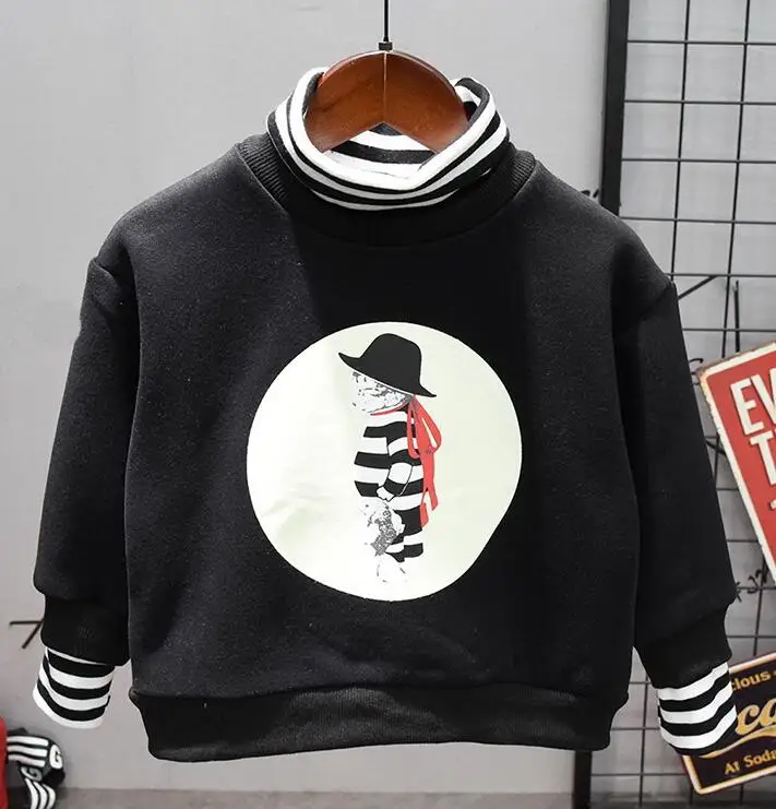 Sweater Зимний комплект одежды для маленьких мальчиков, Высококачественная хлопковая одежда для малышей, плюшевый свитер, костюм с плюшевыми штанами, комплекты для мальчиков, для детей 2-6 лет - Цвет: Sweater